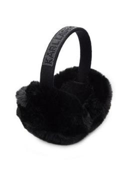 Karl Lagerfeld Paris | ​Sparkle Faux Fur Earmuffs商品图片,5.2折×额外7.5折, 额外七五折