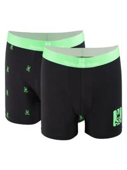 推荐2-Pack Assorted Pima Cotton Blend Boxer Briefs商品