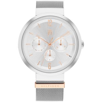 tommy hilfiger手表是什么牌子, Tommy Hilfiger | Women's Stainless Steel Mesh Bracelet Watch 40mm商品图片 8折×额外8.5折, 额外八五折
