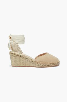 IRIS & INK, IRIS & INK | Adeline suede wedge espadrilles商品图片 