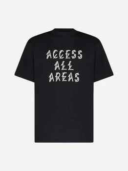推荐Access All Areas cotton t-shirt商品