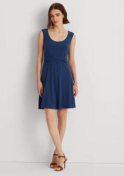 ralph lauren 女, Ralph Lauren | Scoop Neck Jersey Dress商品图片 3折起