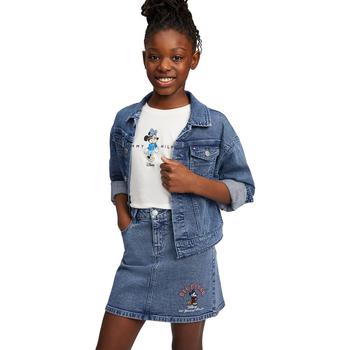 商品Tommy Hilfiger | Tommy Hilfiger x Disney Big Girls Stretch Denim Skirt,商家Macy's,价格¥381图片