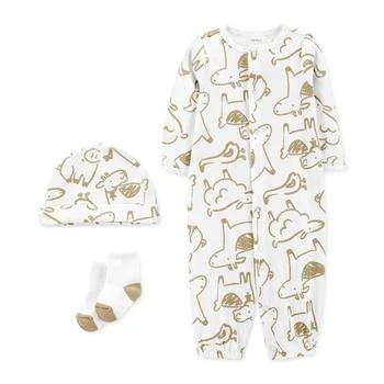 Carter's | Baby Boys or Baby Girls Take Me Home Converter Gown, 3 Piece Set,商家Macy's,价格¥115