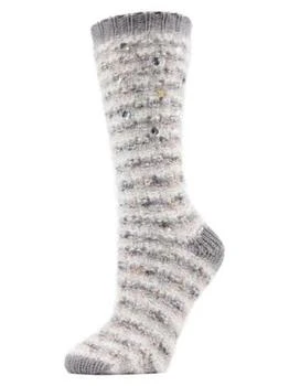 推荐Jeweled Marled Knit Crew Socks商品