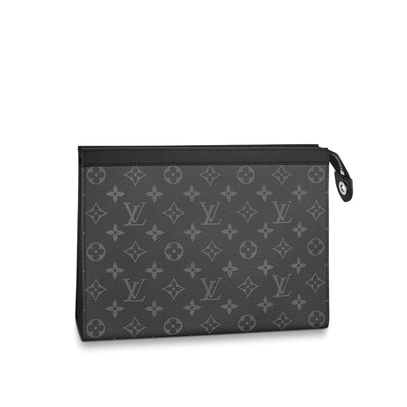 Louis Vuitton | 【现货】路易威登  爆款M61692男士黑色老花帆布手拿包 M61692,商家VP FRANCE,价格¥6732