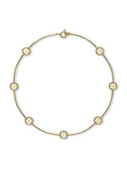 tory burch miller, Tory Burch | Miller Goldplated Logo Stud Necklace商品图片 