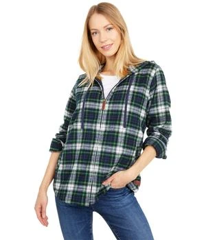 L.L.BEAN | Scotch Plaid Flannel Relaxed Fit Hoodie,商家Zappos,价格¥178