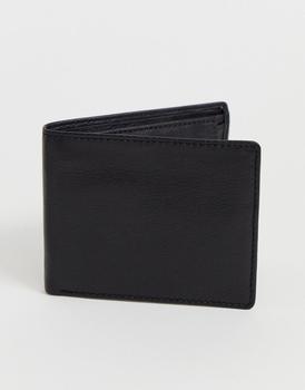 商品ASOS | ASOS DESIGN leather wallet in black with internal coin purse,商家ASOS,价格¥60图片