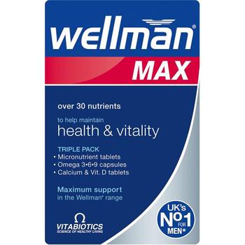 商品UNKNOW | Vitabiotics 薇塔贝尔 男士复合维生素MAX加强版 84粒,商家Unineed,价格¥231图片