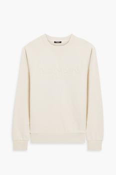 推荐Embossed French cotton-terry sweatshirt商品