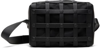 Issey Miyake | Black Spiral Grid Bag 