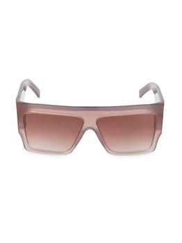 Celine | Translucent Rectangular Shield Sunglasses商品图片,
