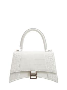 巴黎世家沙漏包价格, Balenciaga | Small Hourglass Embossed Leather Bag商品图片 