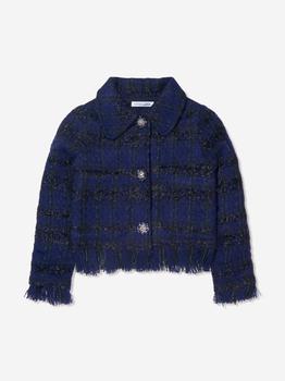 Mama Luma | Mama Luma Navy Girls Boucle Jacket商品图片,额外8折, 额外八折