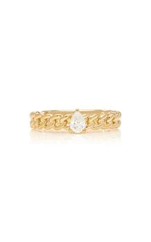 Anita Ko | Anita Ko - 18K Yellow Gold Diamond Chain Link Ring - Gold - US 7 - Moda Operandi - Gifts For Her,商家Fashion US,价格¥21400