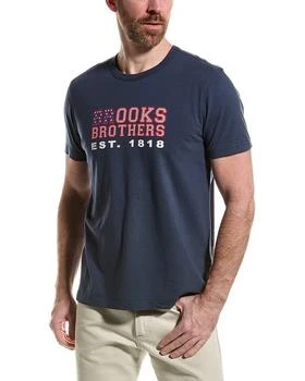 Brooks Brothers | Brooks Brothers Flag Logo T-Shirt 7.2折, 独家减免邮费