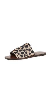 Loeffler Randall, Loeffler Randall | Loeffler Randall Daria Stretch Square Toe Slides商品图片 3折