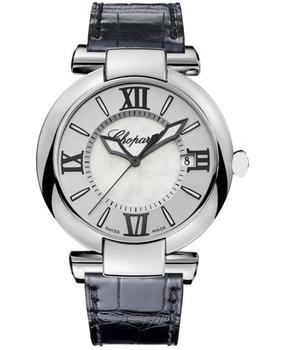 Chopard | Chopard Imperiale Automatic 40mm Silver Dial Black Leather Strap Women's Watch 388531-3009商品图片,5.8折