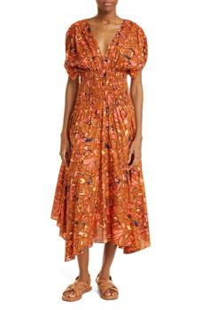A.L.C., A.L.C. | Lucia Cotton Midi Dress商品图片 3.9折