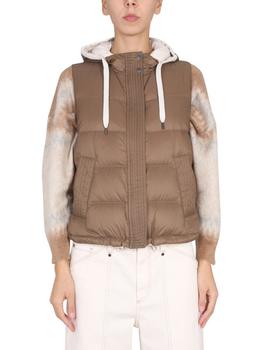 商品Brunello Cucinelli | Brunello Cucinelli Hooded Puffer Vest,商家Cettire,价格¥10162图片
