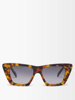 推荐Cat-eye tortoiseshell-acetate sunglasses商品