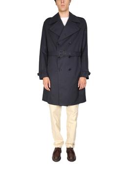 推荐Mackintosh Double-Breasted Belted Trench Coat商品