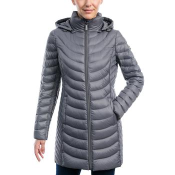推荐Women's Petite Hooded Packable Puffer Coat, Created for Macy's商品