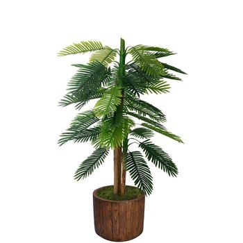 商品Vintage Home | 63" Real Touch Palm Tree in Fiberstone Planter,商家Macy's,价格¥6945图片