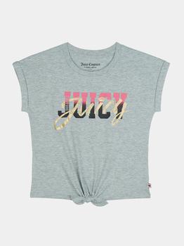 Juicy Couture | Girls Glitter Script T-Shirt商品图片,