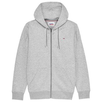 Tommy Hilfiger | Tommy Jeans Fleece Flag Zip Hood - Lt Grey Heather商品图片,满$175享9折, 满折