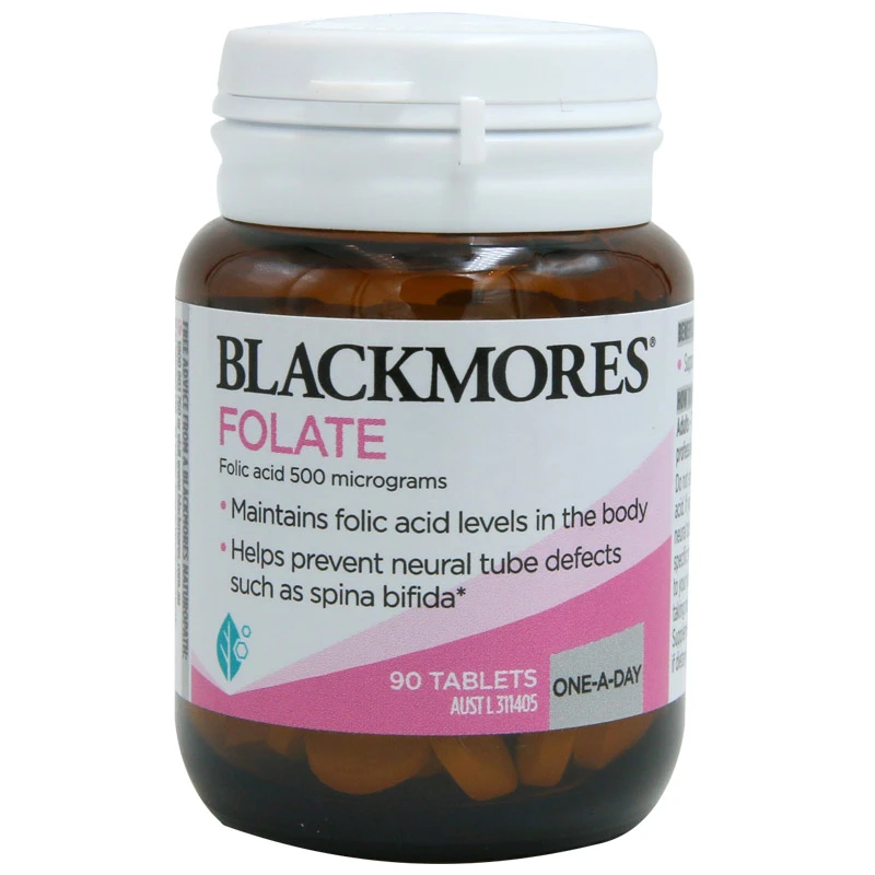Blackmores | 澳洲Blackmores天然叶酸片90粒孕前备孕孕妇专用黄金营养素澳佳宝,商家Sweet Ladies,价格¥60