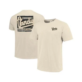 Image One | Men's Cream Distressed Vanderbilt Commodores Baseball Throwback Comfort Color T-Shirt,商家Macy's,价格¥238