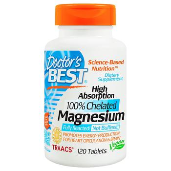 商品High Absorption 100% Chelated Magnesium, Tablets图片