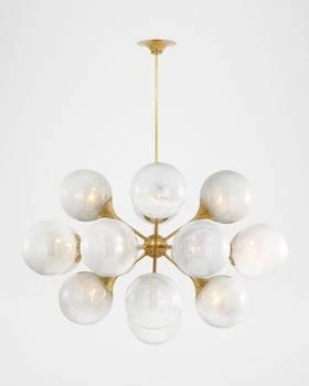 Visual Comfort Signature | Cristol 40" 17-Light Chandelier by AERIN,商家Neiman Marcus,价格¥37197