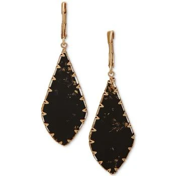 Lonna & Lilly | Gold-Tone Flat Color Stone Drop Earrings 独家减免邮费