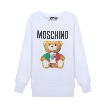 时尚莫斯奇诺卫衣女装, Moschino | MOSCHINO 女白色女士卫衣/帽衫 EA1710-0527-1001商品图片 独家减免邮费