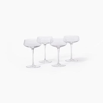 Leeway Home | Coupe Glass Set of 4,商家Verishop,价格¥453