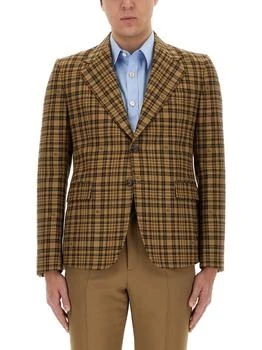 Gucci | Gucci Checkered Button-Up Jacket 7.6折起, 独家减免邮费