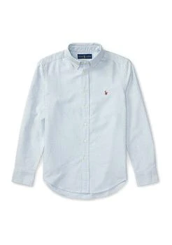 Ralph Lauren | Lauren Childrenswear Boys 8 20 Striped Cotton Oxford Shirt,商家Belk,价格¥418