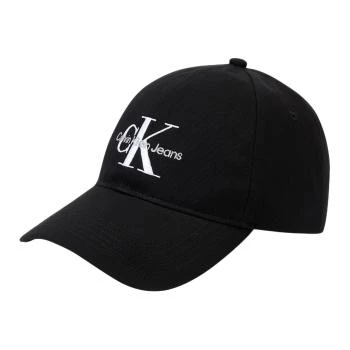 Calvin Klein | [预售3天]CALVIN KLEIN 正面字母刺绣logo 棉 鸭舌帽 男女同款情侣款 黑色,商家AMRAP,价格¥277