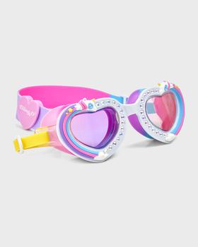 商品Bling2o | Kid's Unicorn Rhinestone Swim Goggles,商家Neiman Marcus,价格¥193图片