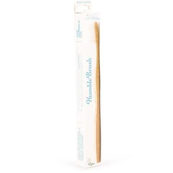 The Humble Co | Medium soft bamboo toothbrush in white,商家BAMBINIFASHION,价格¥60