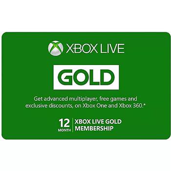 商品Xbox Live Gold Membership eGift Card - Various Amounts (Email Delivery)图片