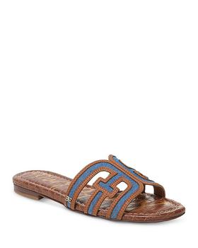 商品Sam Edelman | Women's Bay Multi Slip On Slide Sandals,商家Bloomingdale's,价格¥496图片