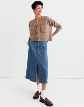 Madewell | (Re)sponsible Cashmere Upton Cardigan Sweater商品图片,6.7折×额外8折, 额外八折