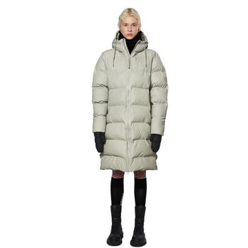 RAINS | Rains Long Puffer Jacket - Cement商品图片,满$175享8.9折, 满折