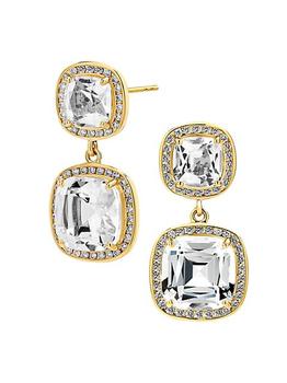 商品Syna | Mogul 18K Yellow Gold, Rock Crystal, & 0.6 TCW Diamond Drop Earrings,商家Saks Fifth Avenue,价格¥26684图片