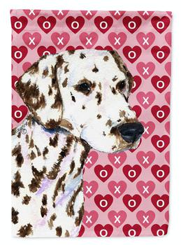 商品Caroline's Treasures | Dalmatian Hearts Love And Valentine's Day Portrait Garden Flag 2-Sided 2-Ply,商家Verishop,价格¥128图片