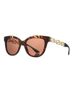 推荐VE439454X Greek Key Cat-Eye Sunglasses商品